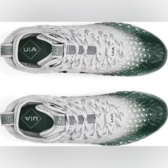 Under Armour Spotlight Clone 3.0 MC \'White Emerald\' football cleats. NWT in Box! main image 6